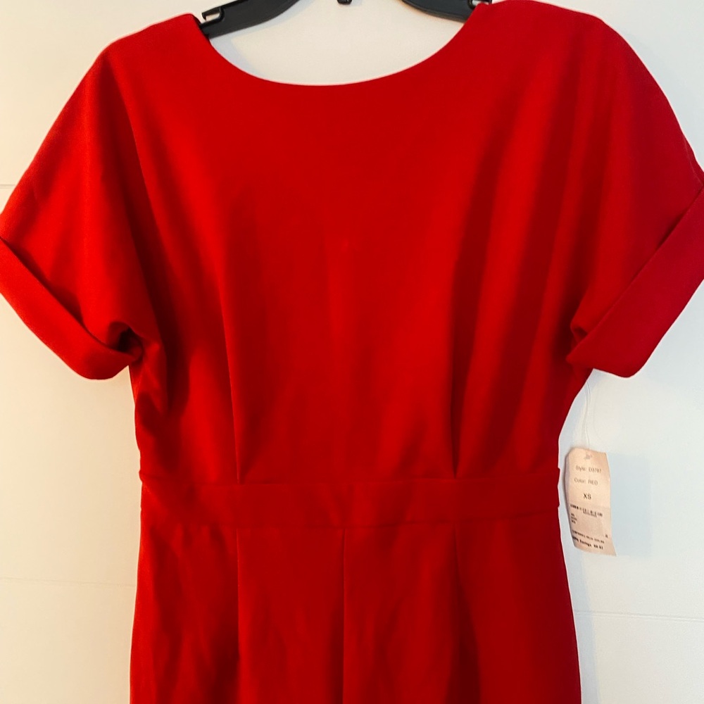 Alexia Admor Vibrant Scarlet Jumpsuit - Picture 11 of 14